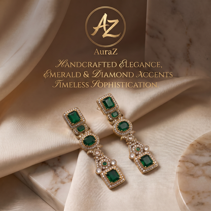 AuraZ stone statement earrings for occasion styling