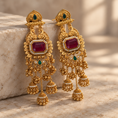 Empiress earrings jhumka | AuraZ